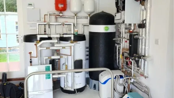 Commercial leak investigation equipment used inside a property